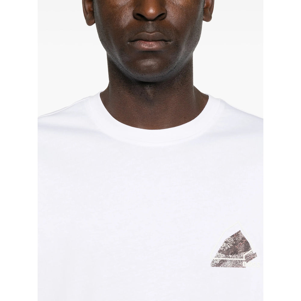 Boss White T-Shirts & Vests - T-Shirts Men BOSS