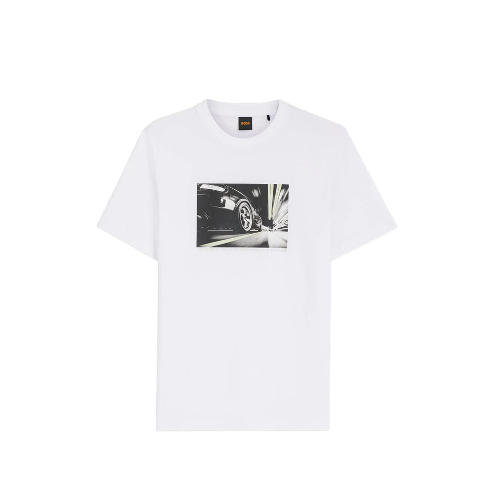 Boss White T-Shirts & Vests - T-Shirts Men BOSS
