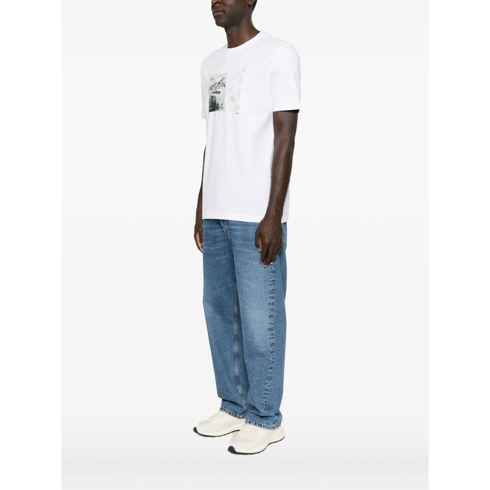 Boss White T-Shirts & Vests - T-Shirts Men BOSS
