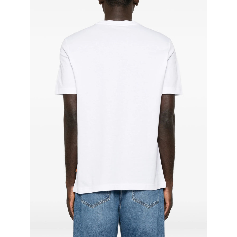 Boss White T-Shirts & Vests - T-Shirts Men BOSS