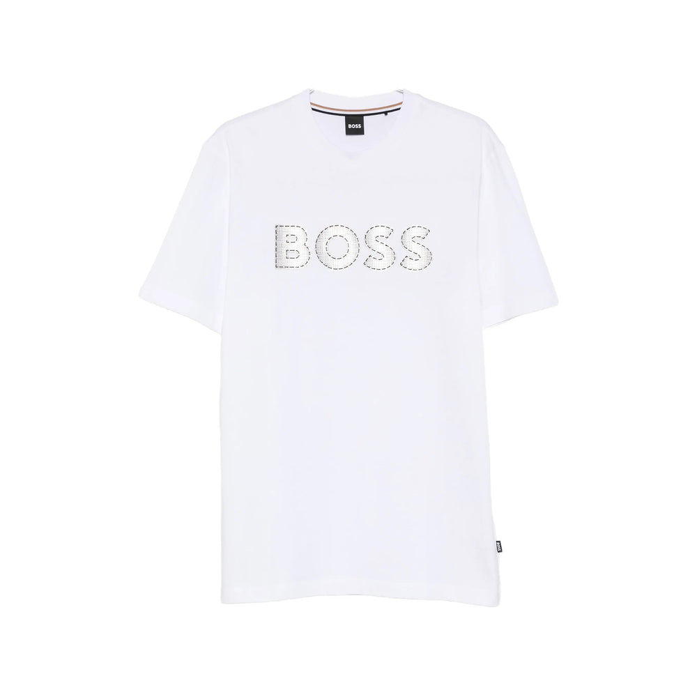 Boss White T-Shirts & Vests - T-Shirts Men BOSS