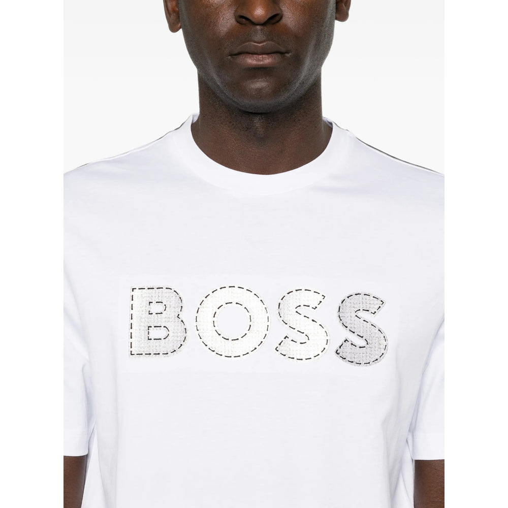 Boss White T-Shirts & Vests - T-Shirts Men BOSS