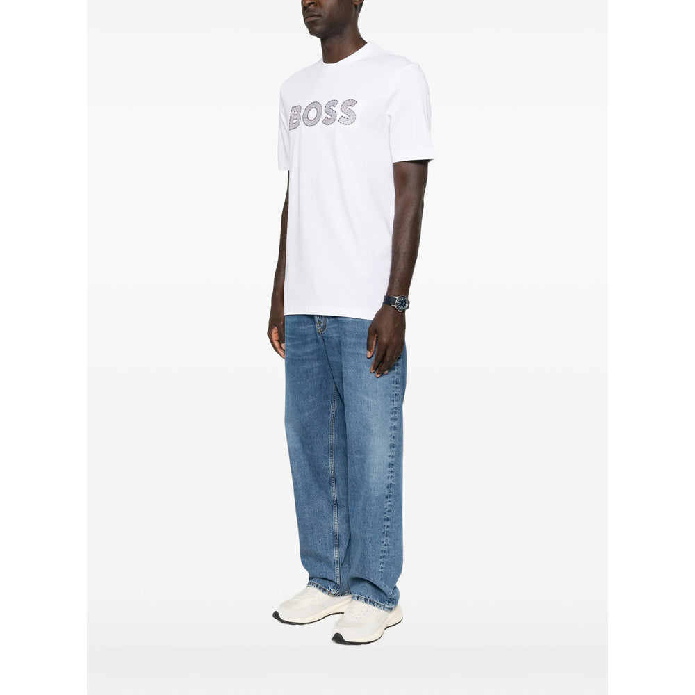 Boss White T-Shirts & Vests - T-Shirts Men BOSS