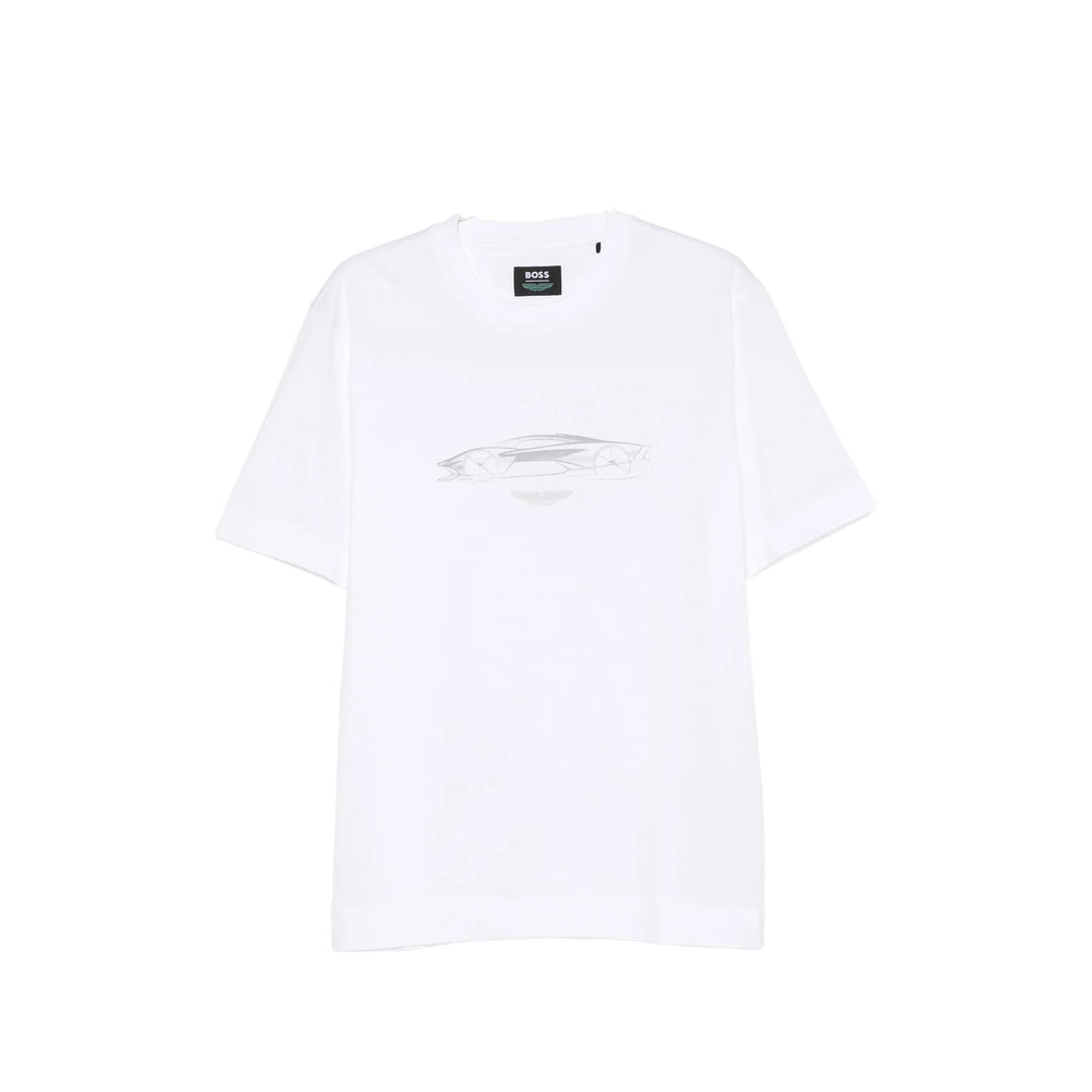 Boss White T-Shirts & Vests - T-Shirts Men BOSS
