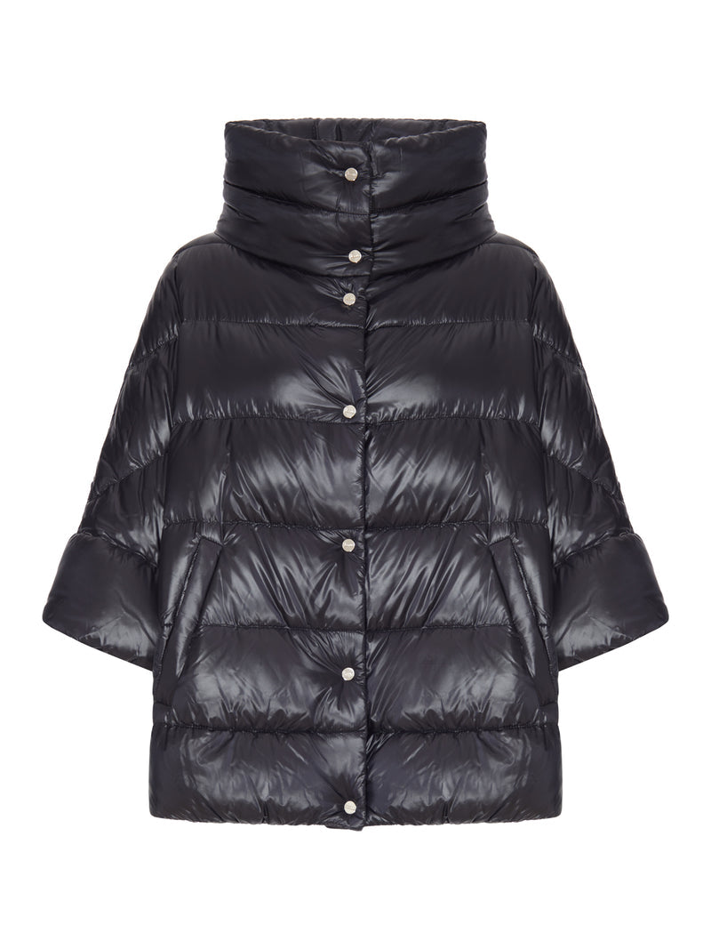 Herno Women Down Jacket With Wide Collar And 3/4 Sleeves HERNO