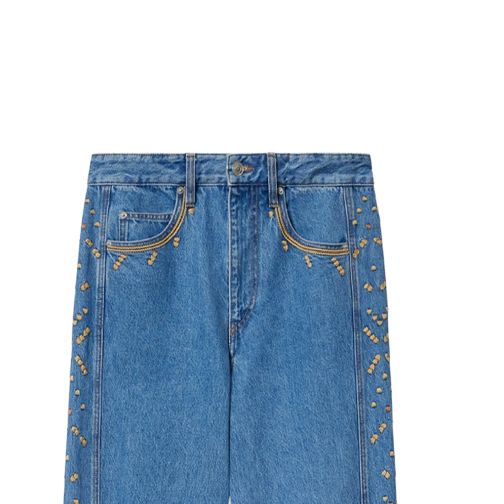 Isabel Marant Blue Denim - Regular & Straight-Leg Jeans Men ISABEL MARANT