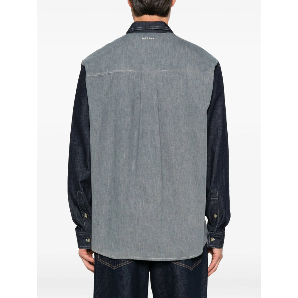 Isabel Marant Blue Shirts Men ISABEL MARANT