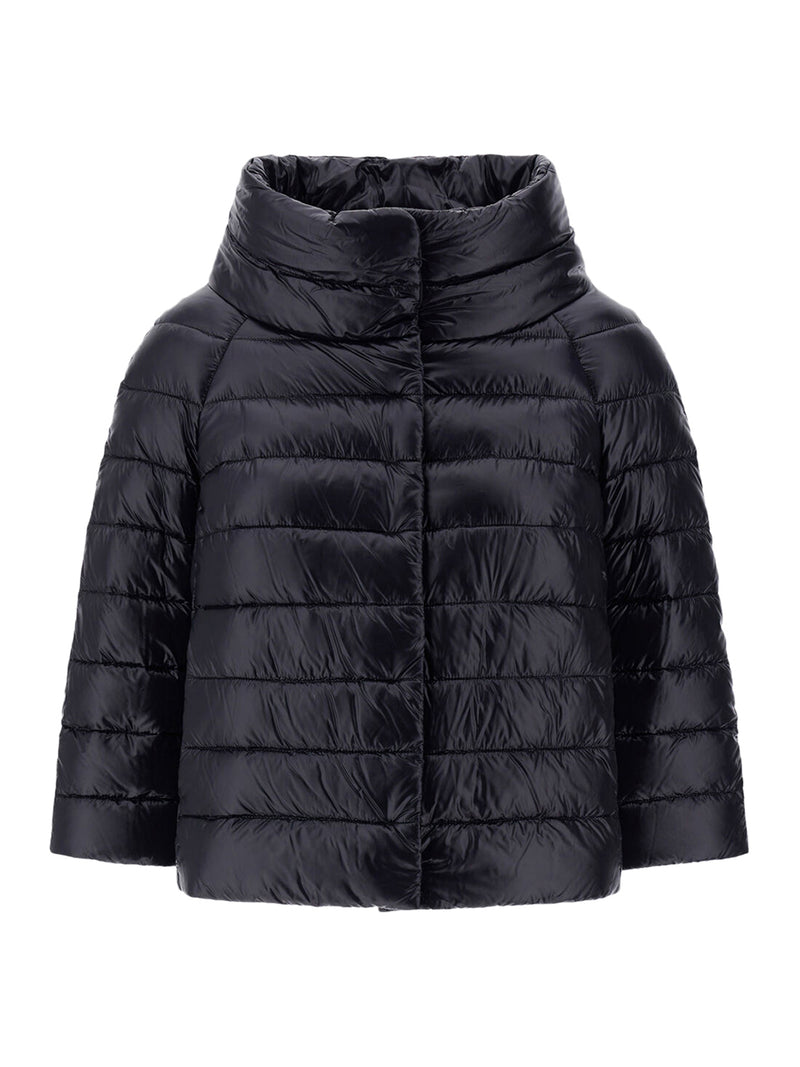 Herno Women Sofia Mini Hood With Ultralight Nylon Sleeves HERNO