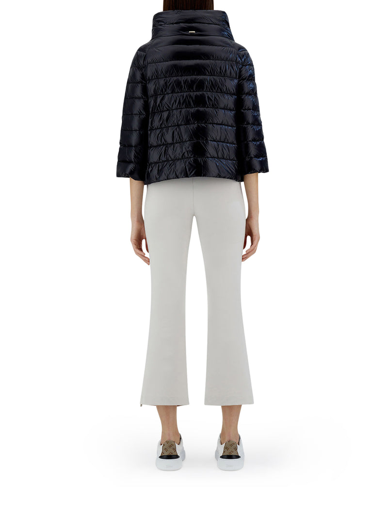 Herno Women Sofia Mini Hood With Ultralight Nylon Sleeves HERNO