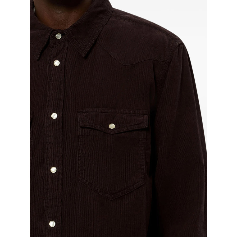 Isabel Marant Brown Shirts Men ISABEL MARANT