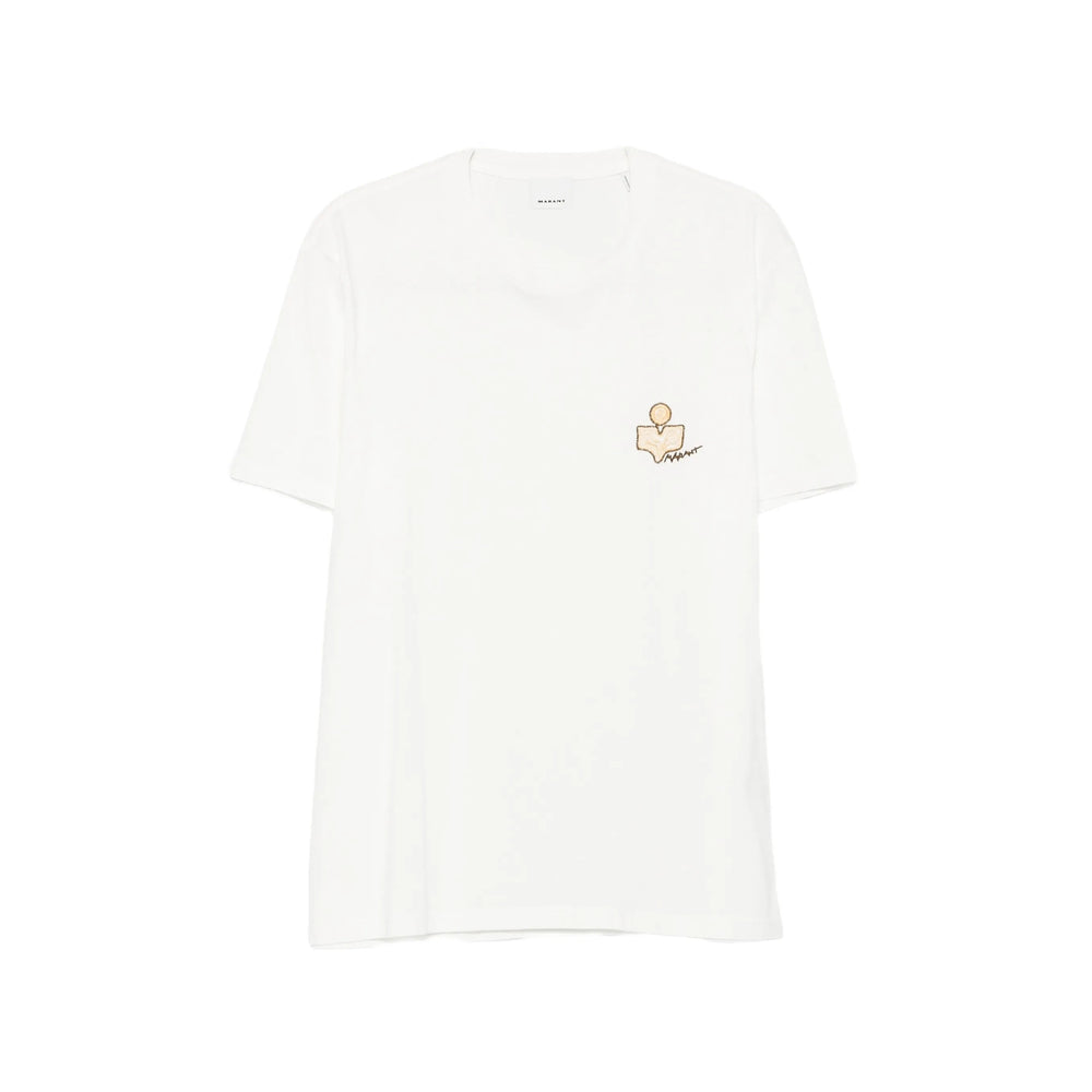 Isabel Marant White T-Shirts & Vests - T-Shirts Men ISABEL MARANT