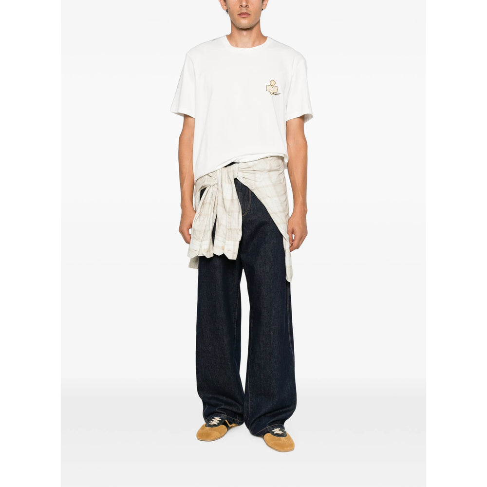 Isabel Marant White T-Shirts & Vests - T-Shirts Men ISABEL MARANT
