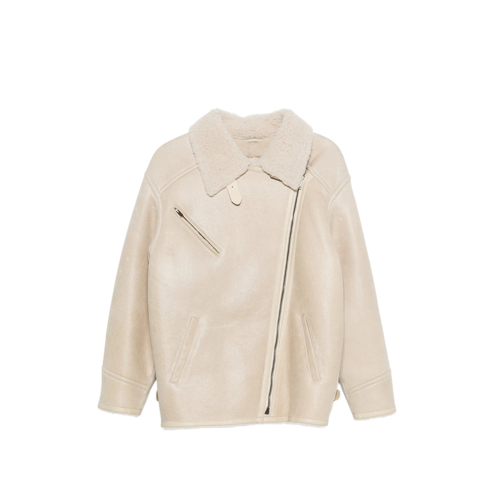 Isabel Marant Neutrals Jackets - Leather Jackets Women