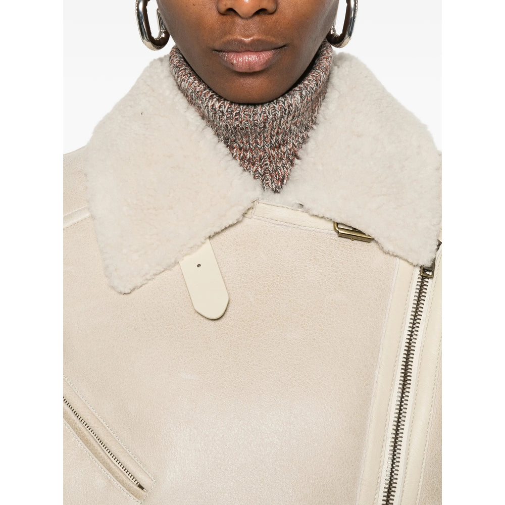 Isabel Marant Neutrals Jackets - Leather Jackets Women