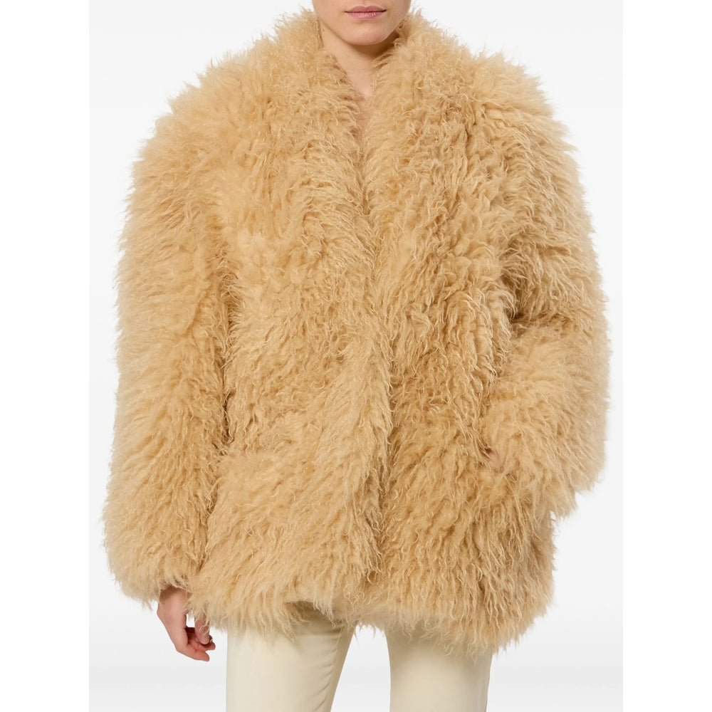Isabel Marant Neutrals Coats - Single Breasted Coats Women ISABEL MARANT