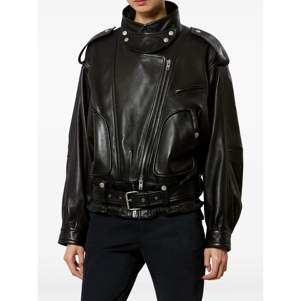 Isabel Marant Black Jackets - Leather Jackets Women ISABEL MARANT