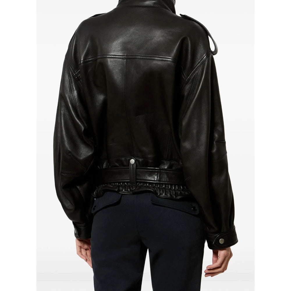 Isabel Marant Black Jackets - Leather Jackets Women ISABEL MARANT