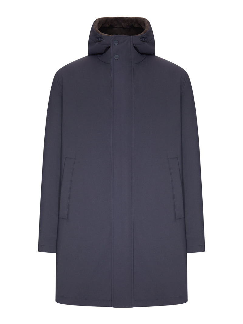 Herno Men Keystone Parka With Faux Fur Inside HERNO