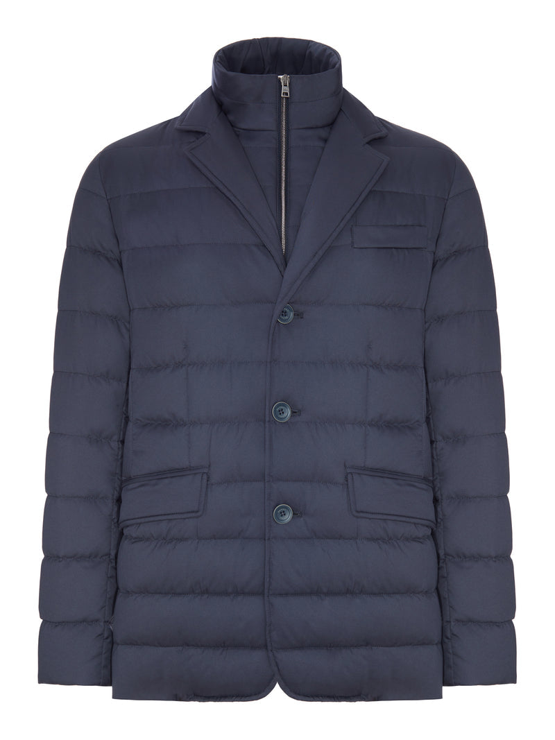 Herno Men Padded Blazer-Style Down Jacket With An Inner Bib HERNO