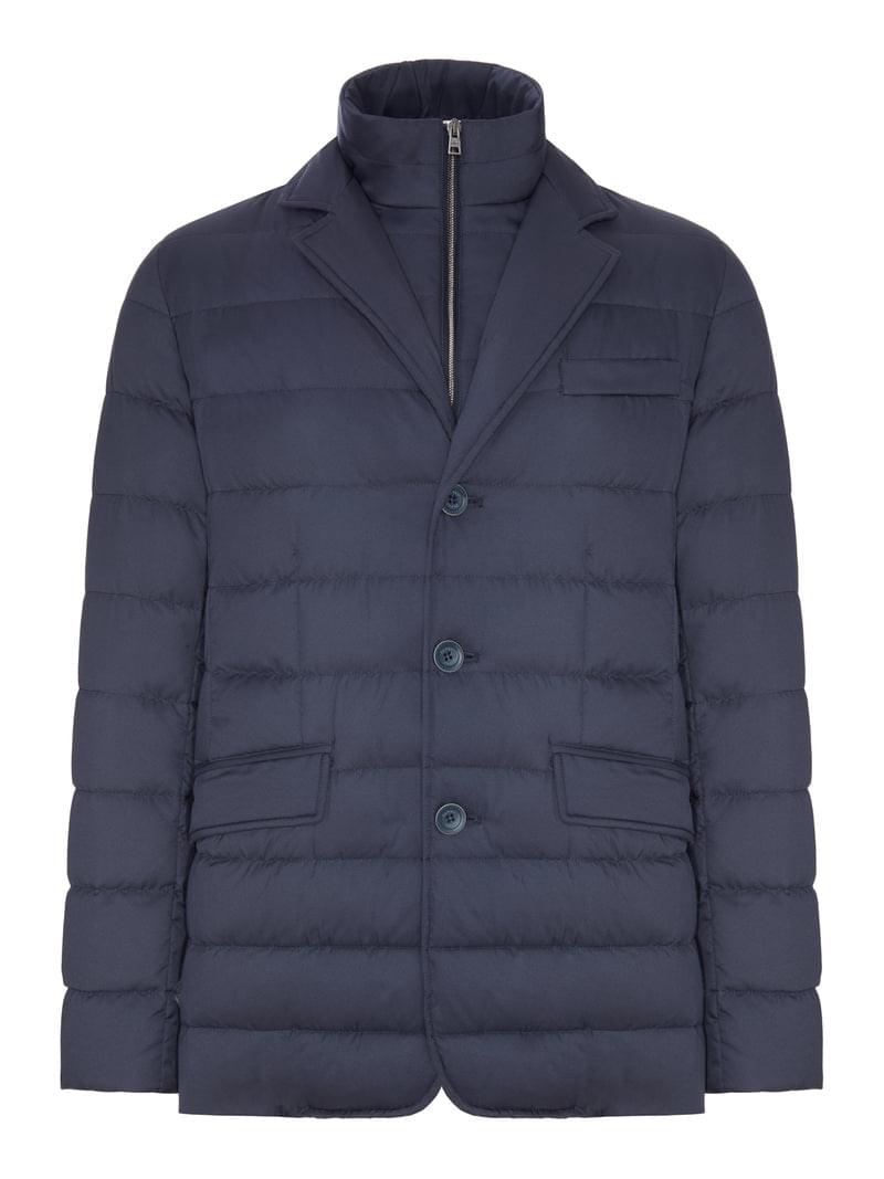 Herno Men Padded Blazer-Style Down Jacket With An Inner Bib HERNO