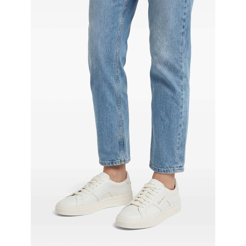 Santoni White Trainers - Low-Tops Men SANTONI