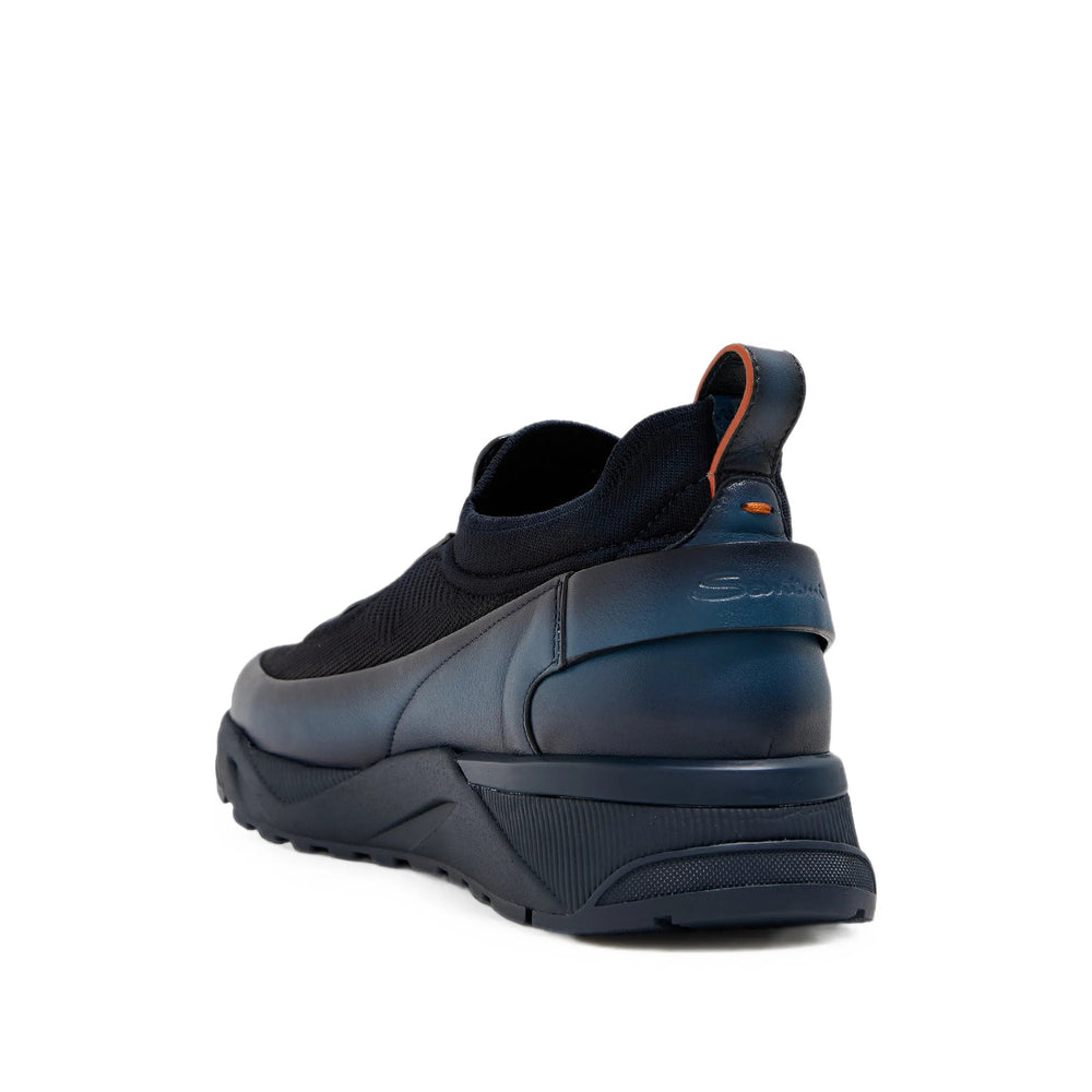 Santoni Blue Trainers - Low-Tops Men SANTONI