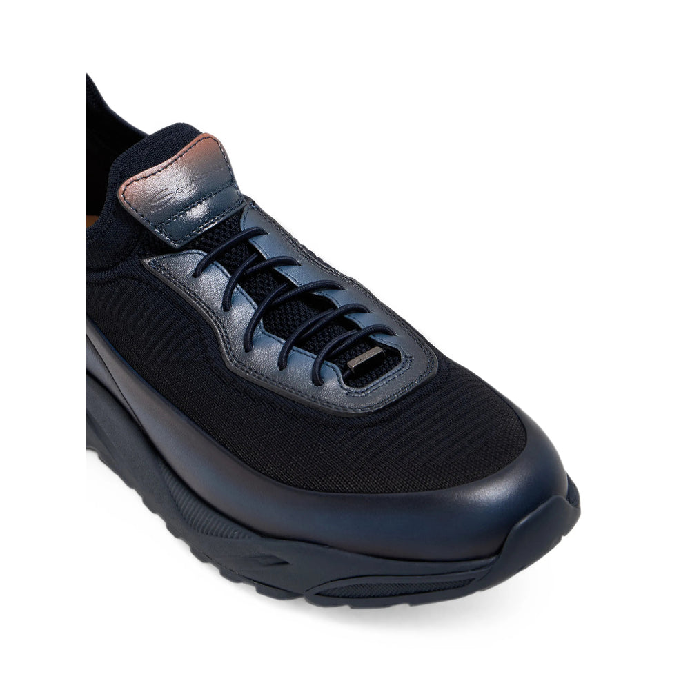 Santoni Blue Trainers - Low-Tops Men SANTONI