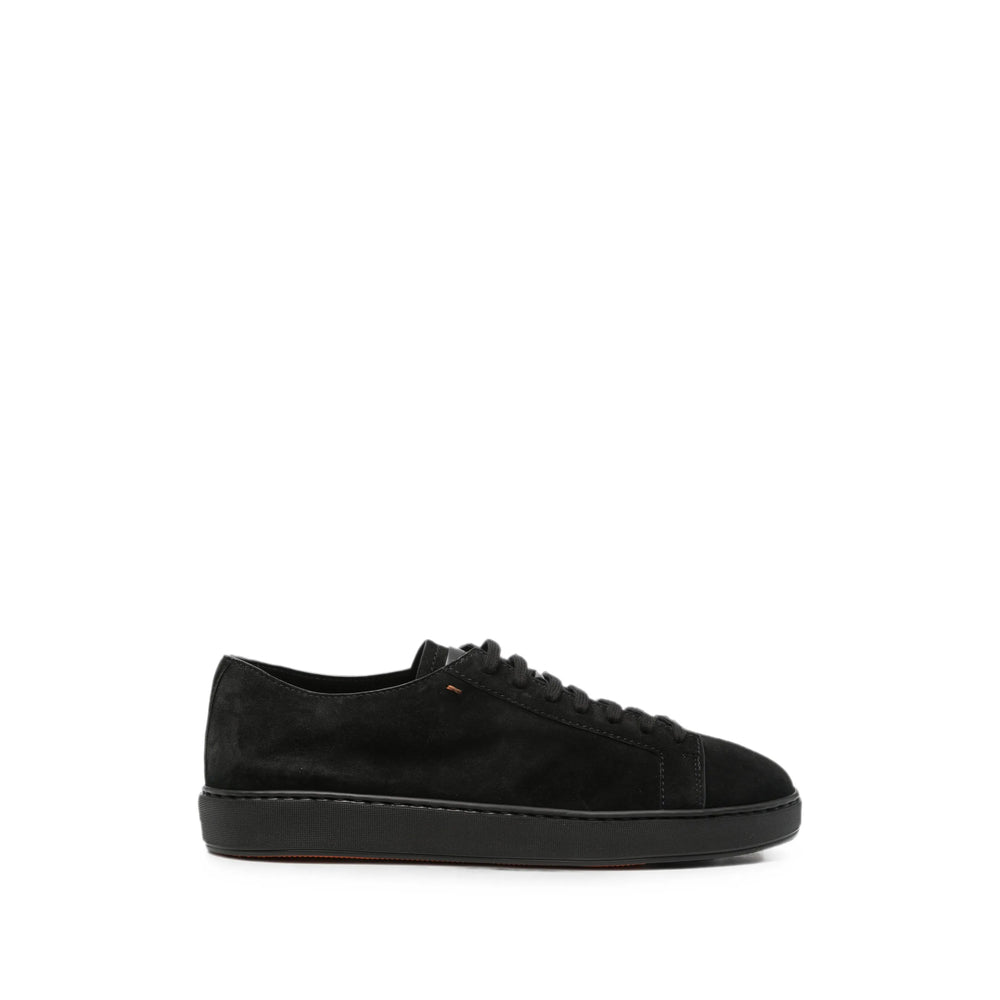 Santoni Black Trainers - Low-Tops Men SANTONI