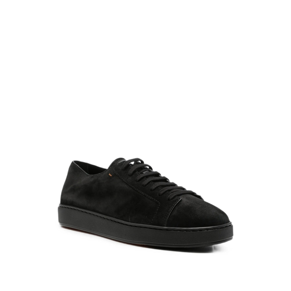 Santoni Black Trainers - Low-Tops Men SANTONI