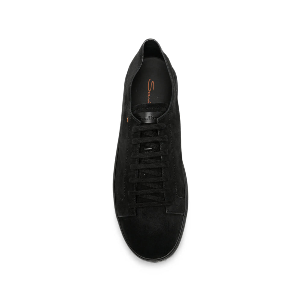 Santoni Black Trainers - Low-Tops Men SANTONI