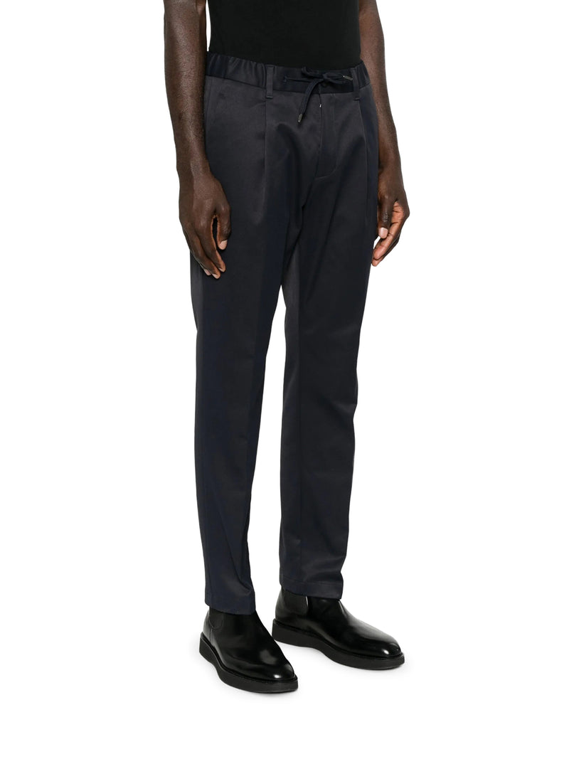 Herno Men Technical Fabric Trousers With Drawstring HERNO
