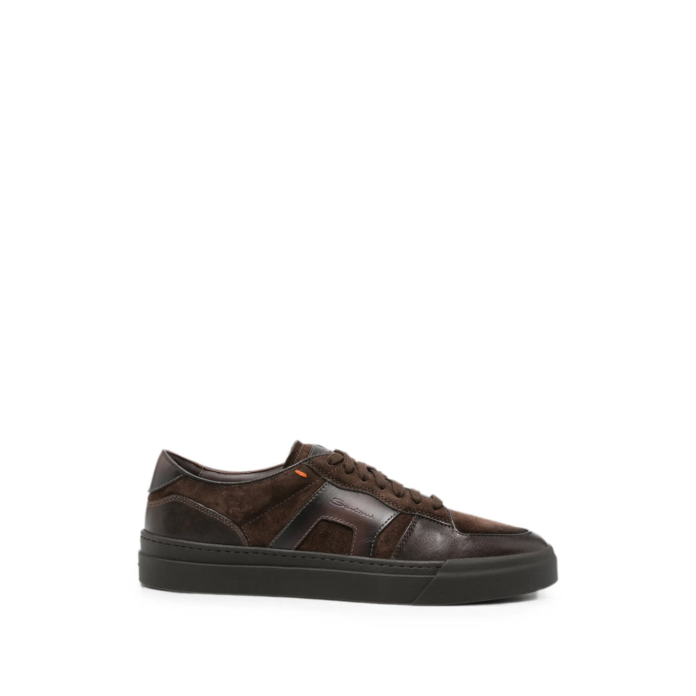 Santoni Brown Trainers - Low-Tops Men SANTONI