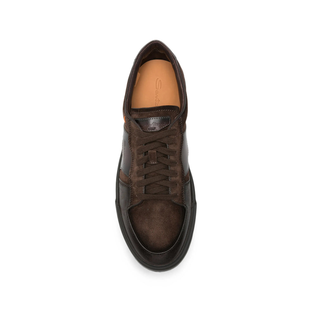 Santoni Brown Trainers - Low-Tops Men SANTONI