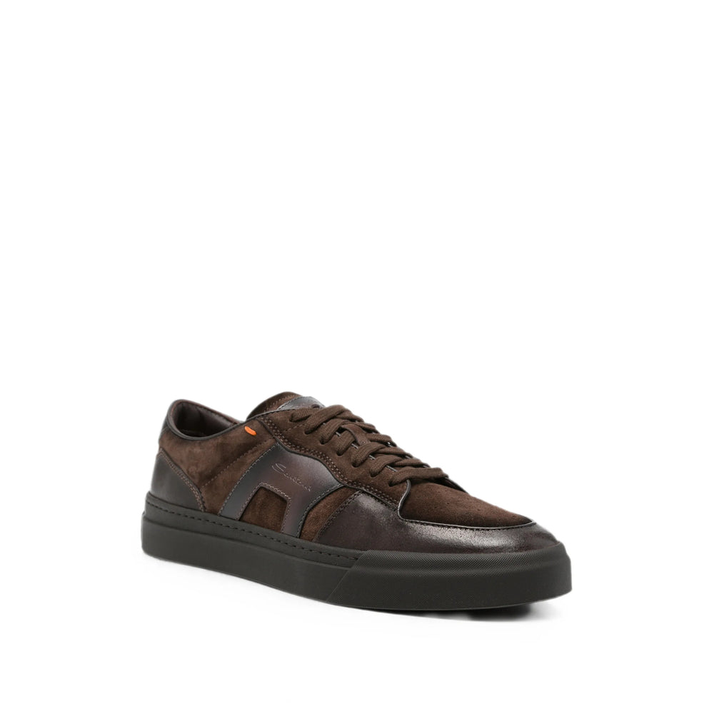 Santoni Brown Trainers - Low-Tops Men SANTONI