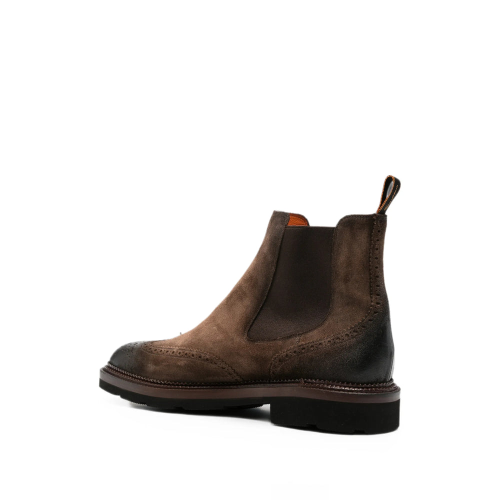 Santoni Brown Trainers Men SANTONI