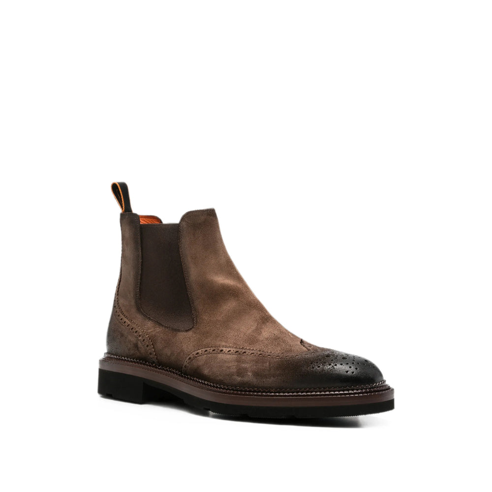 Santoni Brown Trainers Men SANTONI