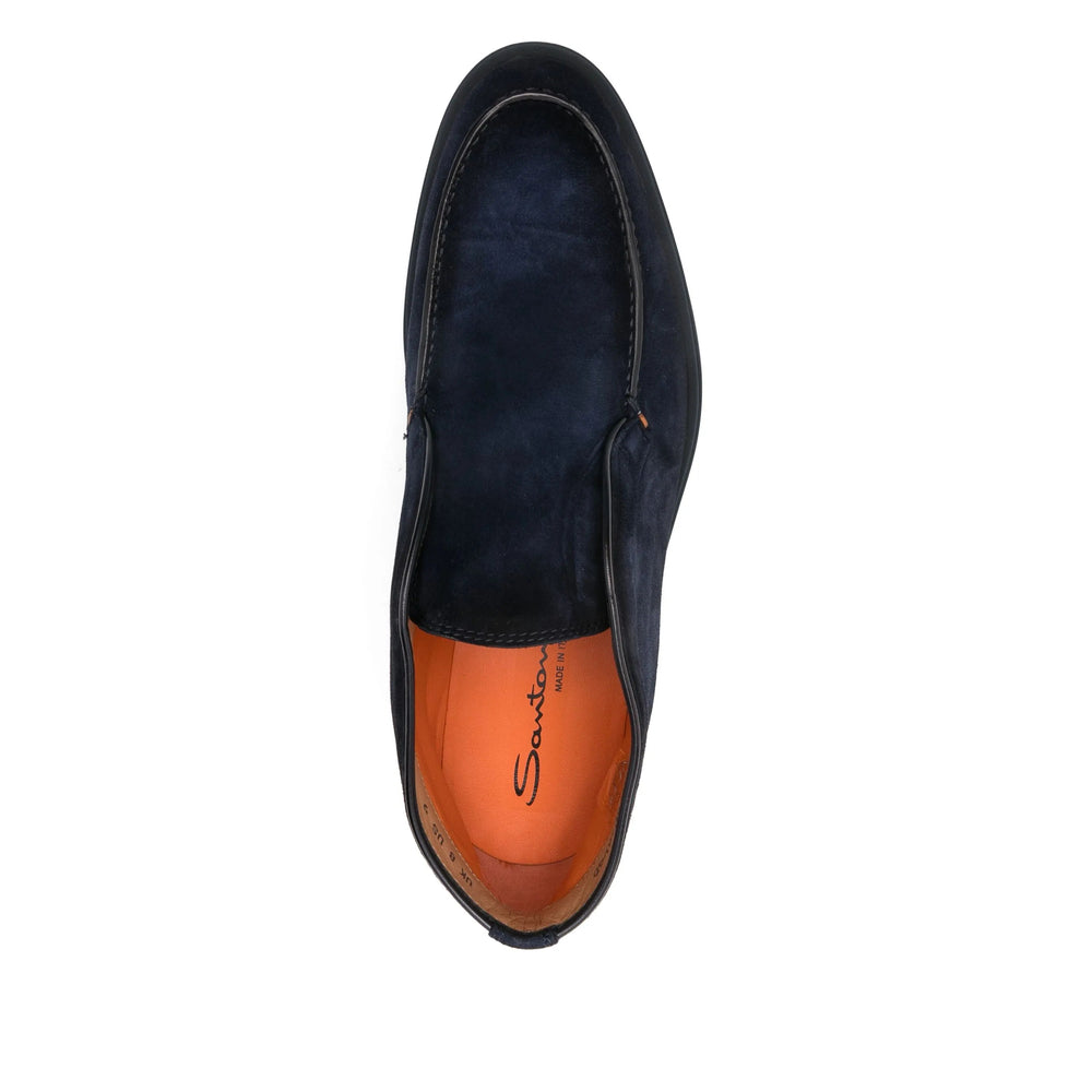 Santoni Blue Loafers Men SANTONI