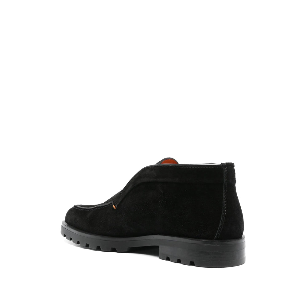 Santoni Black Boots Men SANTONI