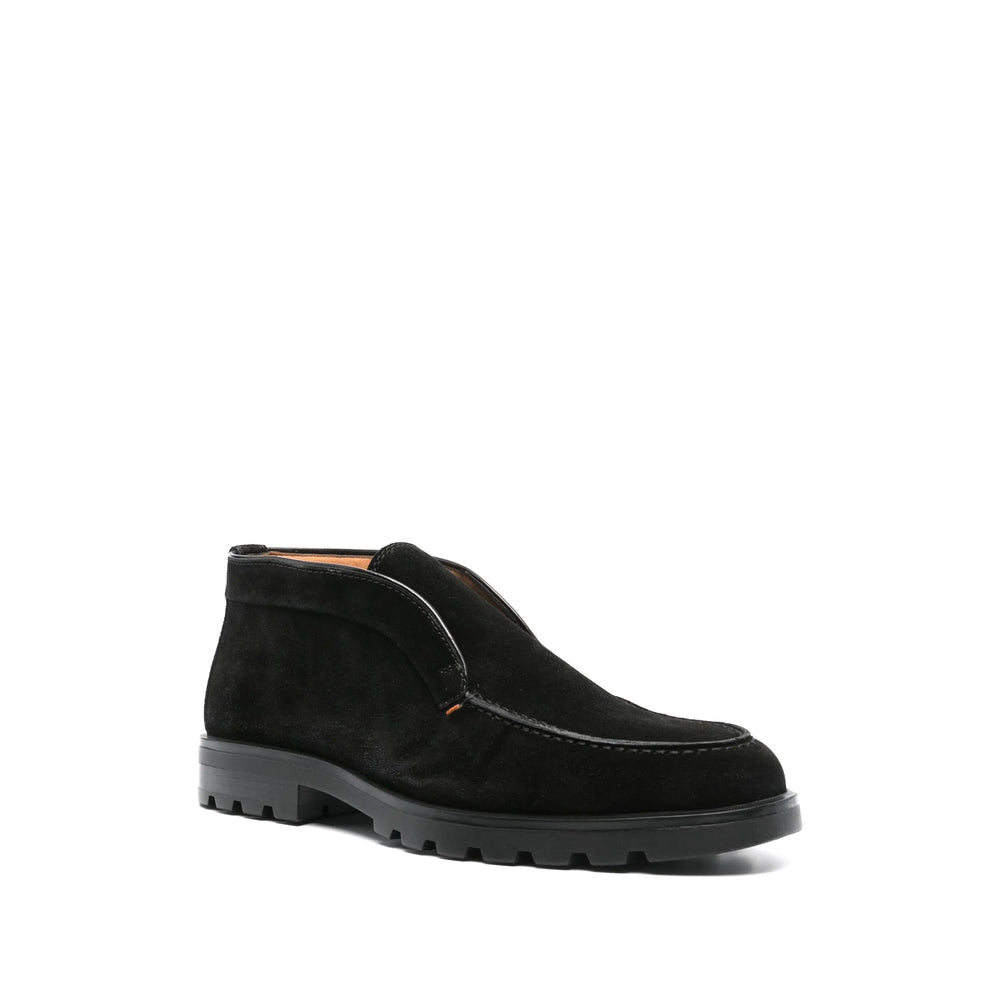 Santoni Black Boots Men SANTONI