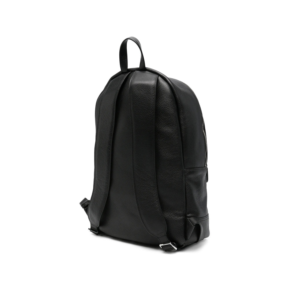 Santoni Black Backpacks Men SANTONI