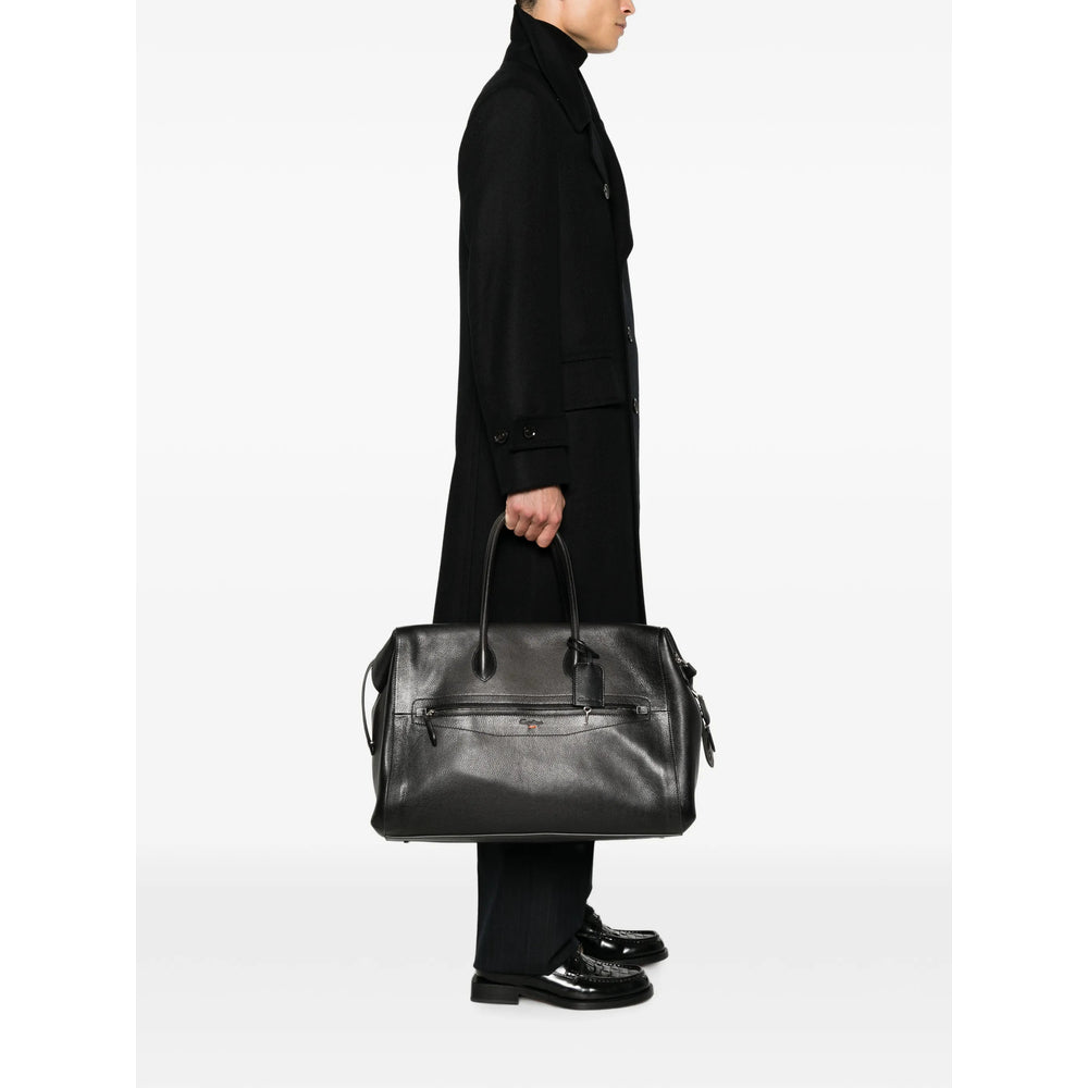 Santoni Black Luggage & Holdalls Men SANTONI