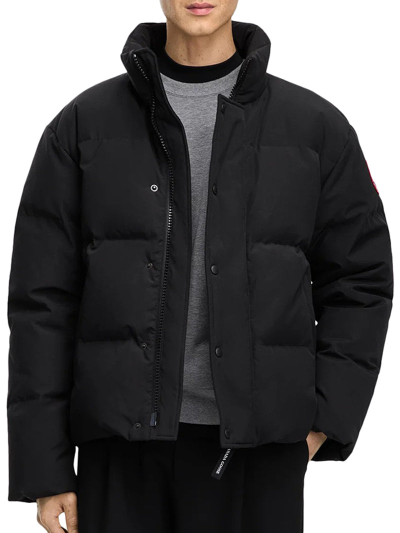 Canada Goose Men Short Padded Down Jacket With High Collar CANADA GOOSE