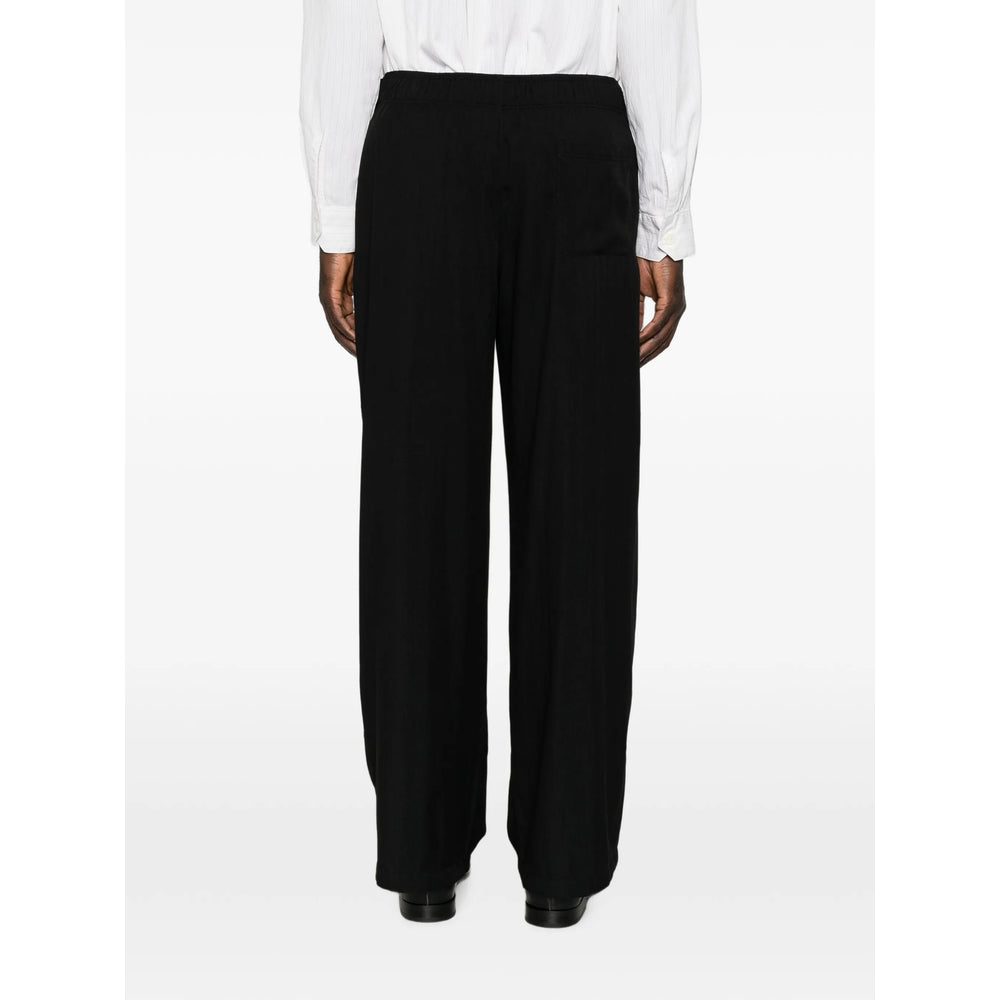 Our Legacy Black Trousers - Wide-Leg Trousers Men OUR LEGACY