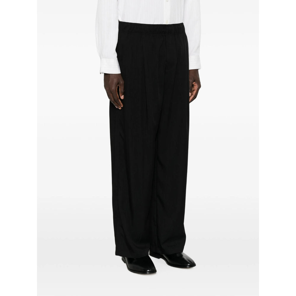 Our Legacy Black Trousers - Wide-Leg Trousers Men OUR LEGACY