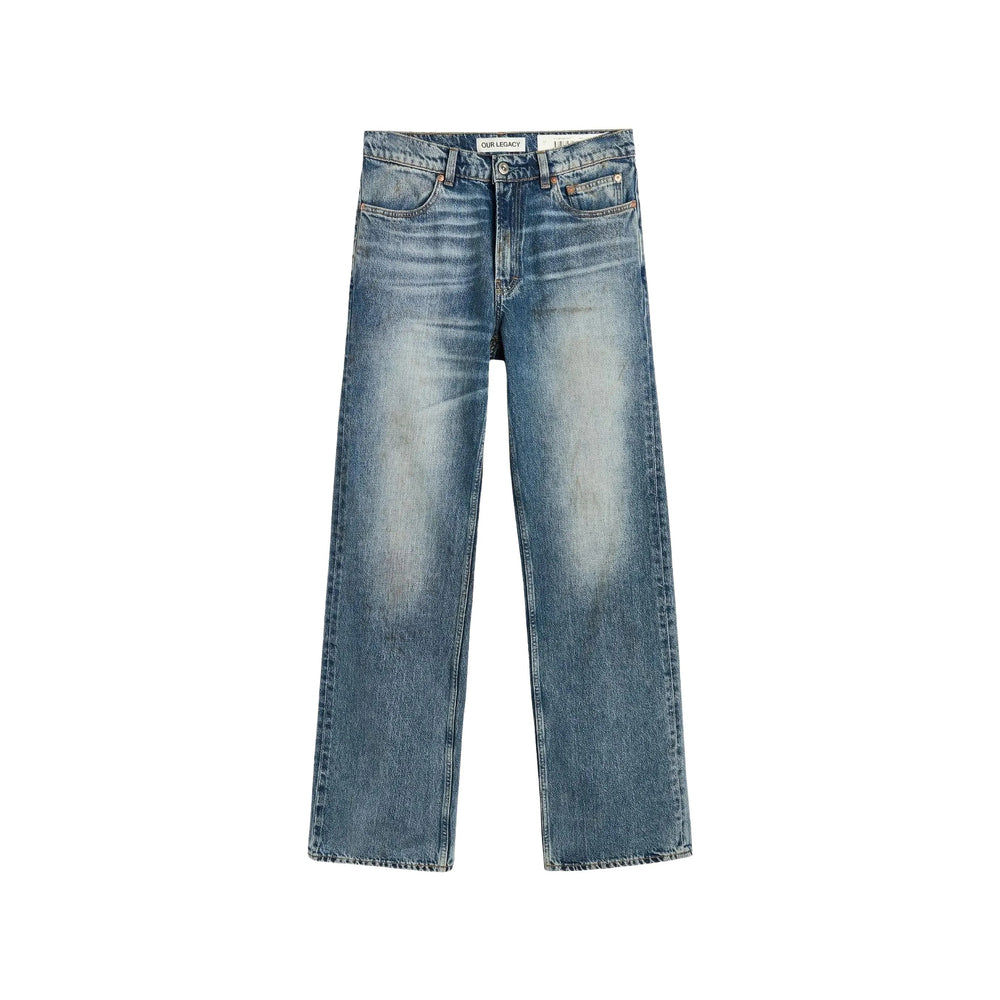 Our Legacy Blue Denim - Regular & Straight-Leg Jeans Men OUR LEGACY