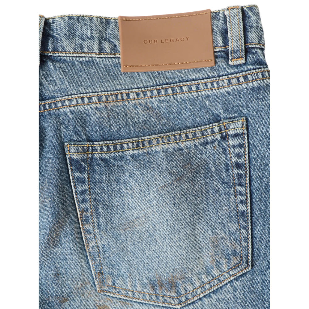 Our Legacy Blue Denim - Regular & Straight-Leg Jeans Men OUR LEGACY
