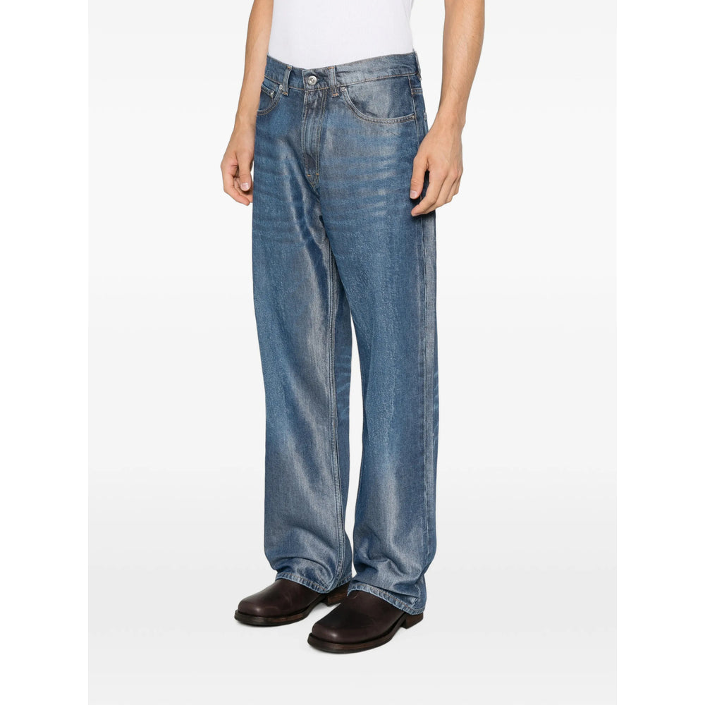 Our Legacy Blue Denim - Regular & Straight-Leg Jeans Men OUR LEGACY