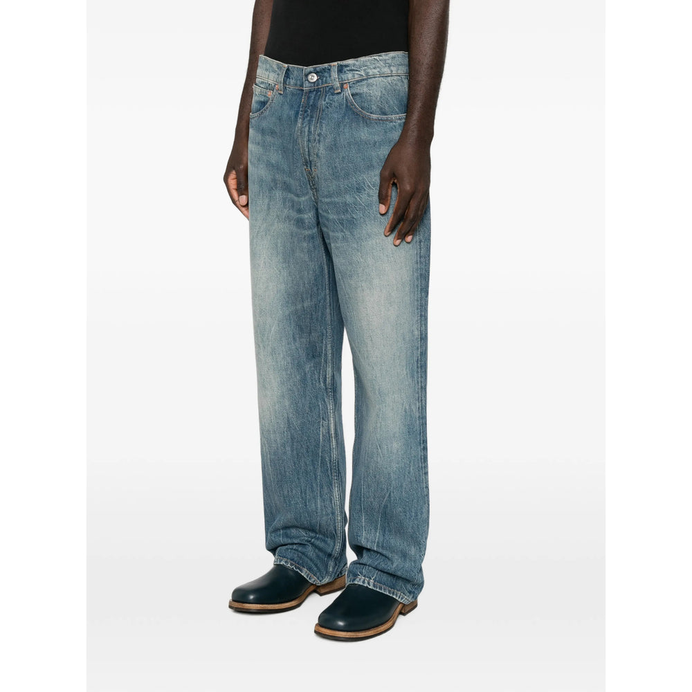 Our Legacy Blue Denim - Loose-Fit Jeans Men OUR LEGACY