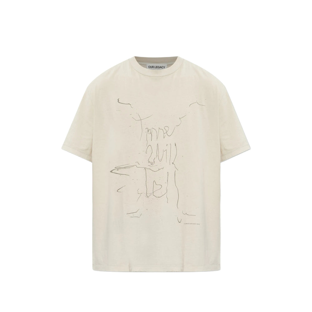 Our Legacy Neutrals T-Shirts & Vests - T-Shirts Men OUR LEGACY