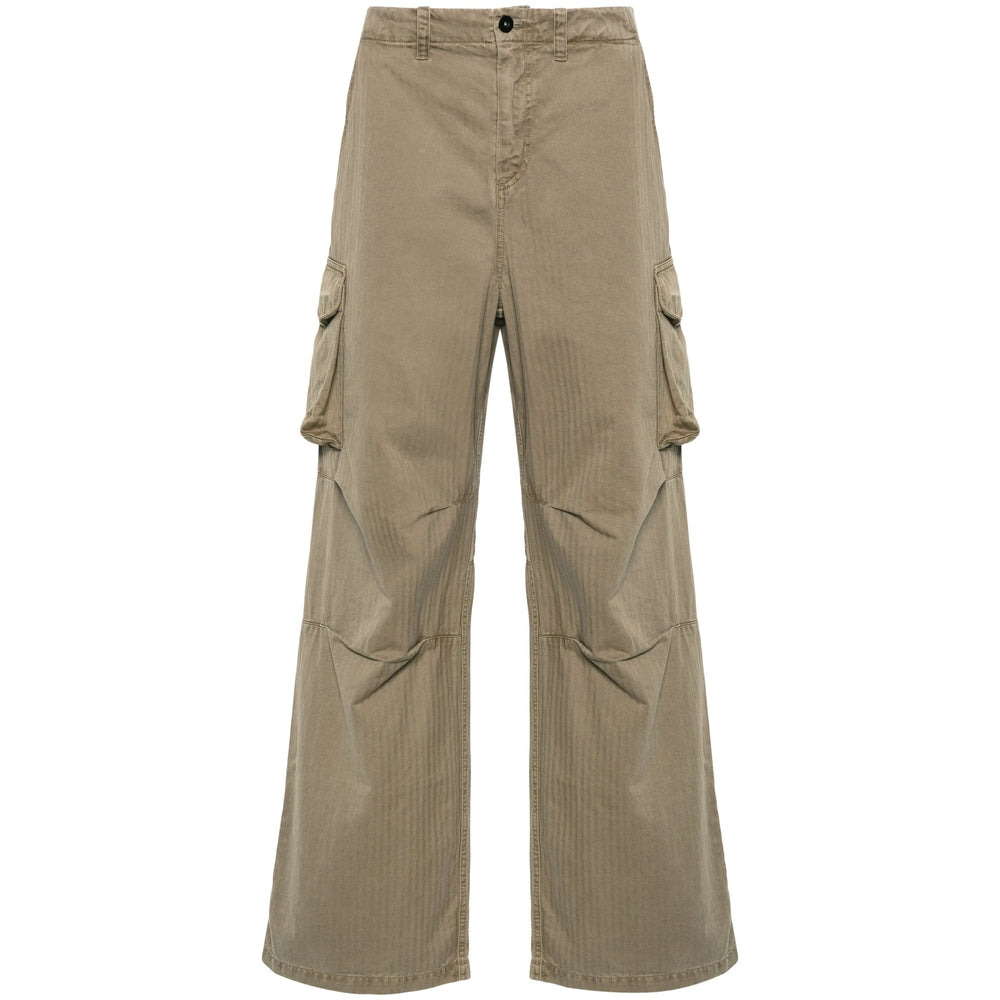 Our Legacy Green Trousers - Wide-Leg Trousers Men OUR LEGACY
